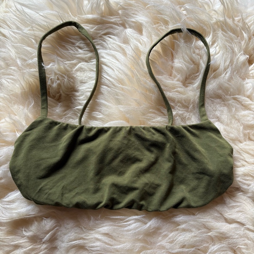 HARA the Label Leo High Cut Bralatte in Olive